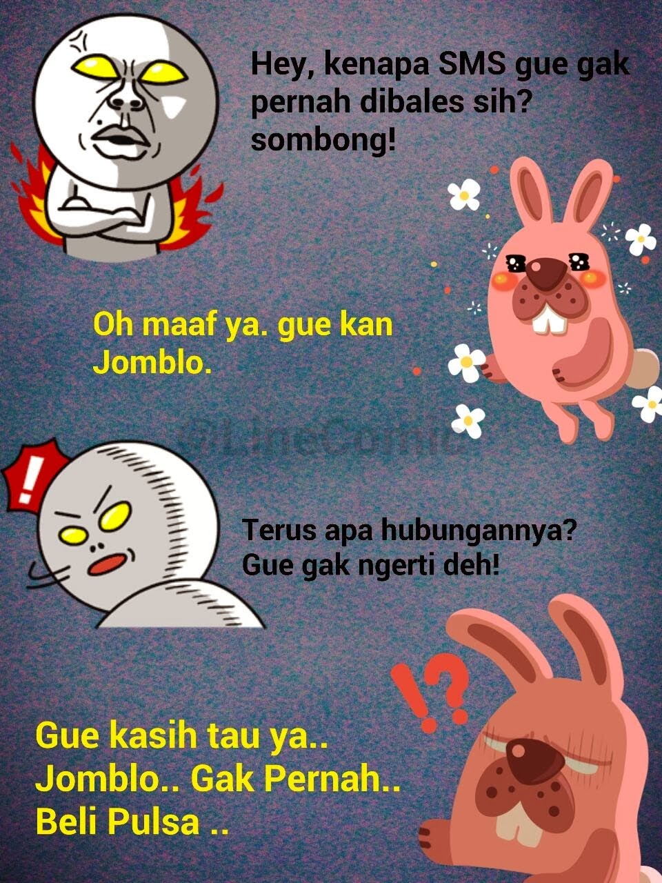 Gambar Kata Lucu Line Terbaru Terkini Lucu Pool