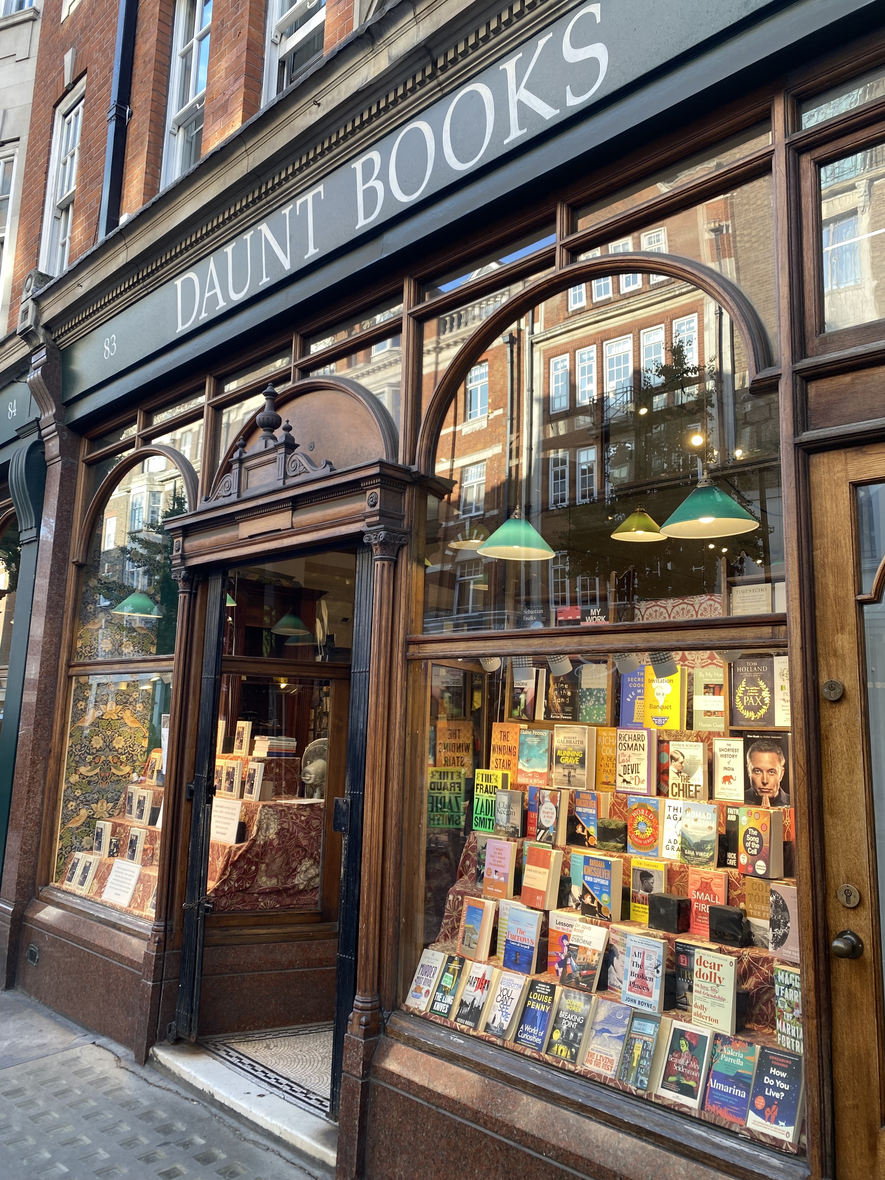 Bookshop hopping, London