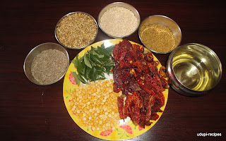 udupi sambar powder ingredients