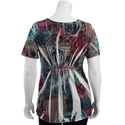 Simply Irresistible Women's Plus Size Short-sleeve Top