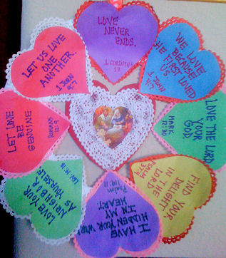 Valentine Craft Ideas on Love This Bible Word Search   You Have To Find The