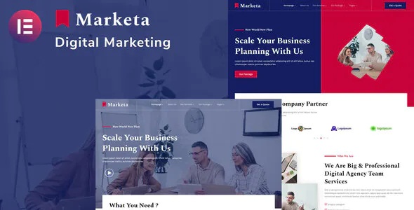 Best Digital Agency Business Services Elementor Template Kit