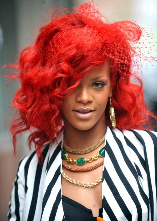 Rihanna Red Hair Photo Shoot. Rihanna+red+hair+whats+my+