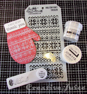 Lisa Hoel for Eileen Hull - Christmas thank you cards made using the Sizzix Mitten Die #eileenhull #mymakingstory #sizzix #ehinspirationteam