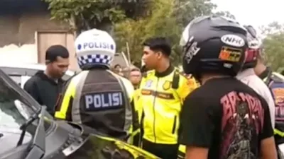 Polantas Bentak Anggota TNI saat Razia di NTT Berakhir Minta Maaf