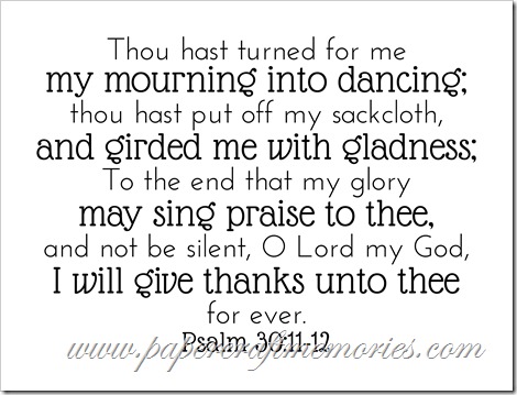 Psalm 30:11-12 WORDart by Karen for WAW for personal use