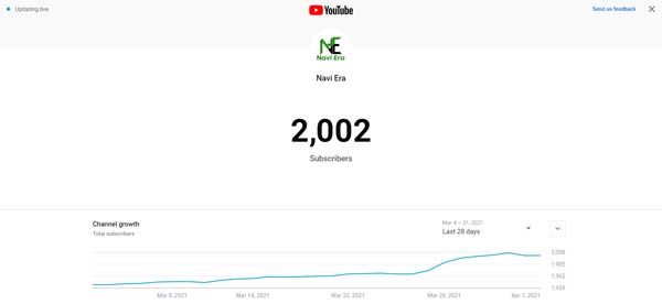 How to create a  Live Subscriber Count Website using