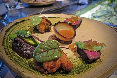 Esquina, wagyu rump fried oysters