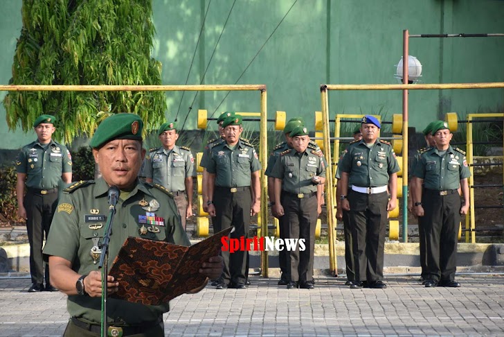 Kasrem 141/Tp, Pimpinan Upacara Bendera Minggu Pertama  Bulan 12- 2019 di Makorem 141/Tp