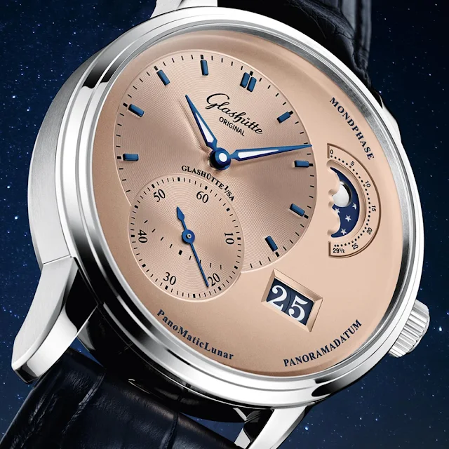 Glashütte Original PanoMaticLunar rose opaline