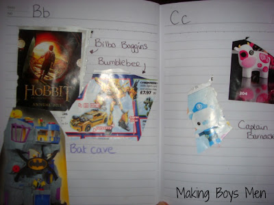 Creating a sounds book to learn phonics