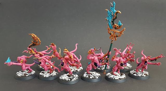 Pink Horrors for Warhammer 40k and Age of Sigmar