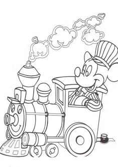 Top 10 Free Printable Train Coloring Pages