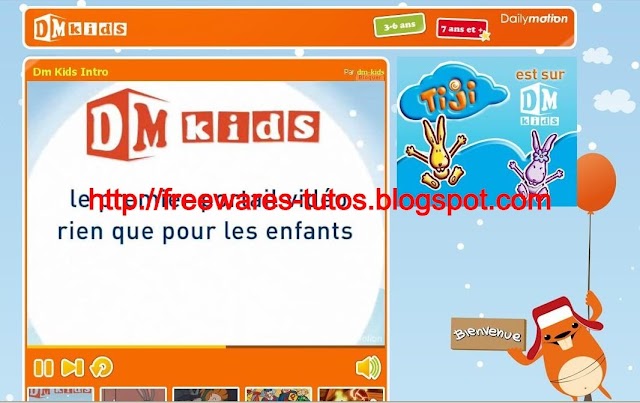 Le site du jour : DM Kids, DailyMotion version juniors