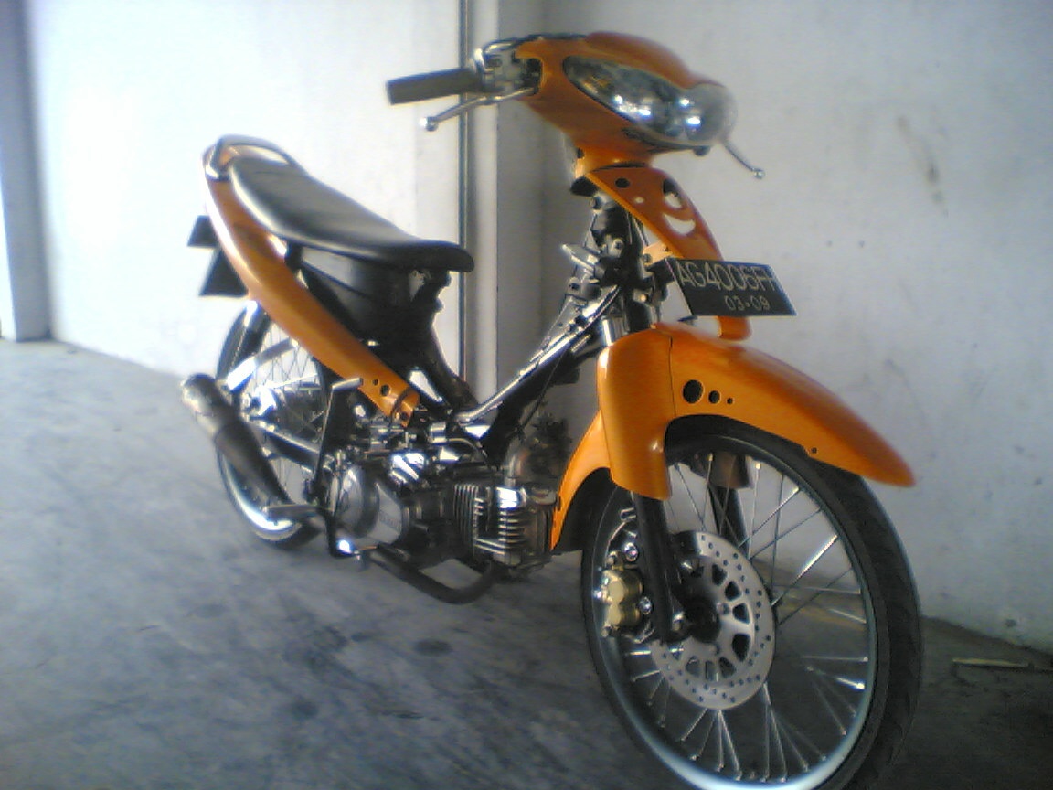 Koleksi Modifikasi Motor Jupiter Z Warna Orange Terlengkap Pojok