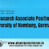 24 Research Associate Positions at University of Hamburg, Germany 
