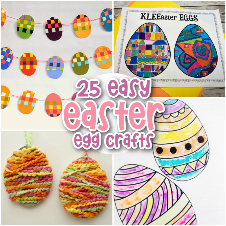 Easter egg crafts for kids