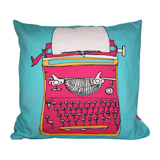 Bouf Typewriter cushion