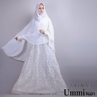 model baju gamis brokat pesta