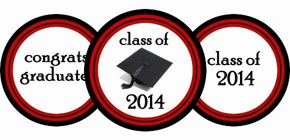 Class of 2014 Free Printable Toppers.