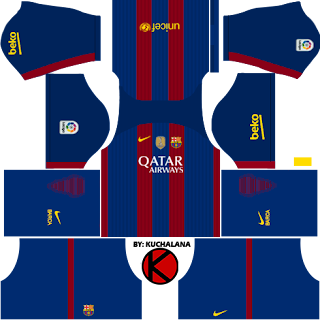 Barcelona Kits 16 17 Dream League Soccer 17 Fts15 Kuchalana