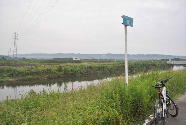 久慈川右岸10km地点