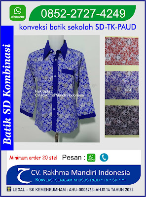 Jual batik Tutwuri Sd Terlengkap - Harga Terbaru 2024 . SERAGAM SD BAJU BATIK TUTWURI HANDAYANI PANJANG ( kelas 1- 6 ) - Biru  Rp 75.000