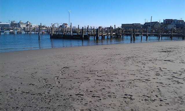 docks along the ocean after Sandy