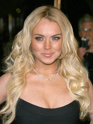 lindsay lohan blonde hair