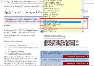 cara mengisi form DS-160 visa us