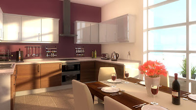 interior kitchen visualisation