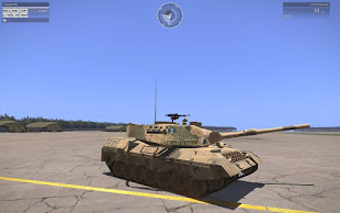 Arma3のPRCAS MODのLeopard 1A5主力戦車