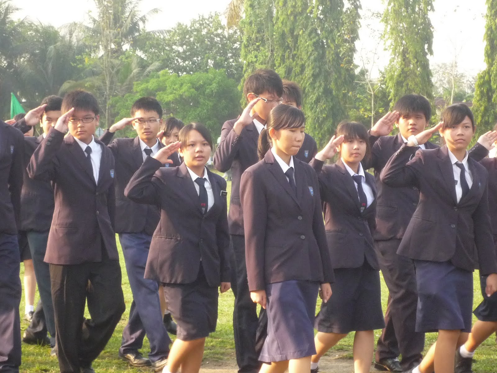 SMK Yuk Kwan Batu Gajah Perak: Pasukan Beruniform