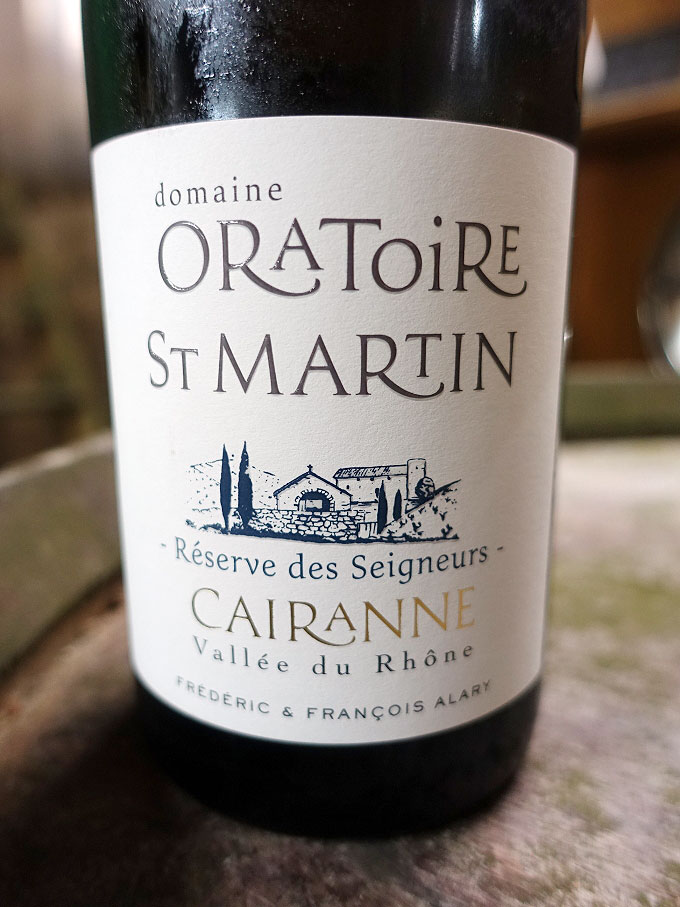 Domaine Oratoire Saint-Martin Reserve de Seigneurs Cairanne Blanc 2017 (89 pts)