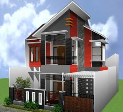 desain rumah Minimalis 2 lantai