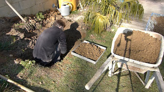 clay on garden