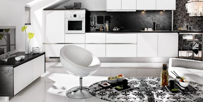 Modern Black and White Kitchen Design