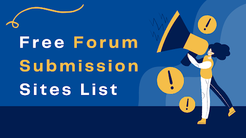 500+ High DA Forum Submission Sites List 2023