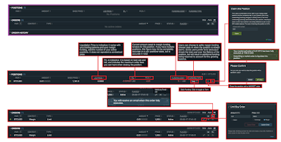 Bitfinex - Trading Platform Dashboard Explained - Position & Order Management