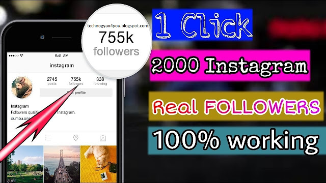 How to increase instagram followers for free 2019 - Techno Gyan