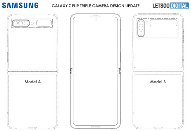 هاتف Galaxy Z Flip القادم قد يأتي بكاميرا خلفية ثلاثية