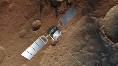 Imagen artística de la Mars Express