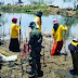 Peduli Lingkungan Personil Koramil 1403-04/Padang Sappa Bersama Mahasiswa KKN UKIP Makasar Menanam Mangrove Pesisir Pantai