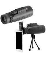 Zeecell Mobile Lens 40x60 hd Monocular Telescope with Mini Tripod and Mobile Camera Clip for All Mobile Phones