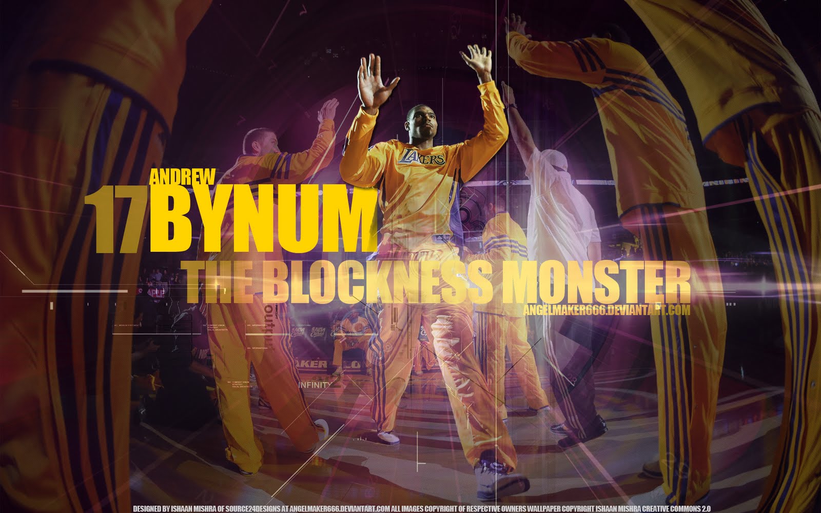 NBA Wallpapers: Andrew Bynum - Los Angeles Lakers