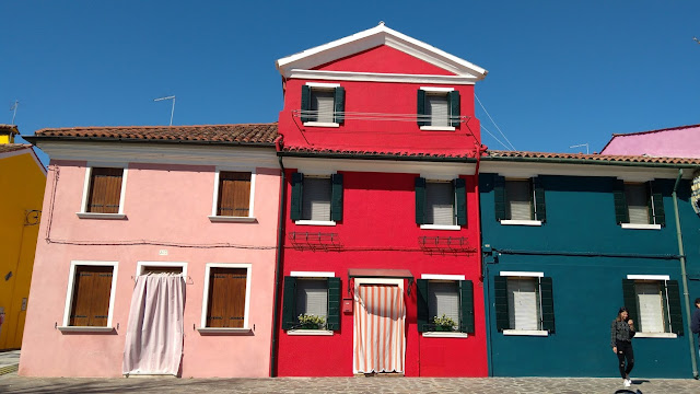 Burano, kolorowe domy
