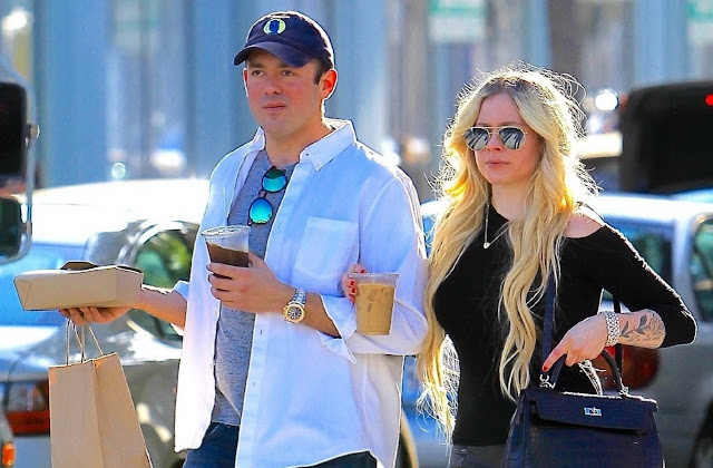 Avril Lavigne & Phillip Sarofim Out in Beverly Hills