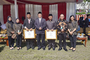 Pj Bupati Lambar Terima Penghargaan Paritrana Award Tahun 2022