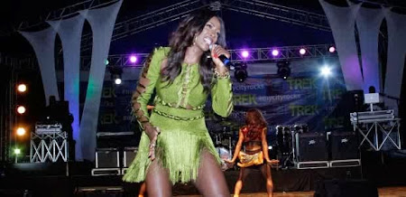 #CODED-ish Photo:: Tiwa Savage Seduced Male Fan On Stage With Twerking (18+ ONLY)