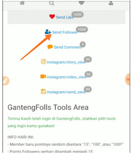 Gantengfollows com || Cara menambah Followers secara cepat dengan Gantengfolls.com